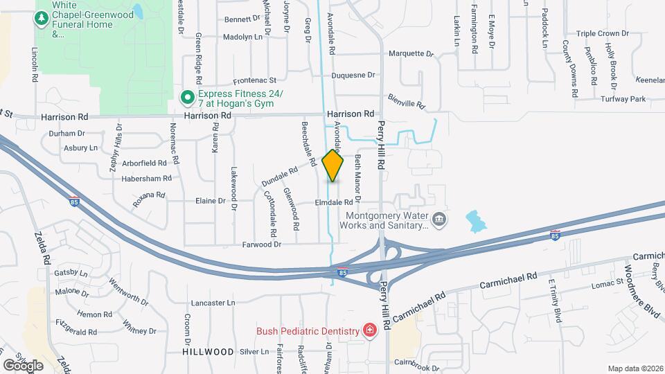 1138 Avondale Rd Map and Location Details