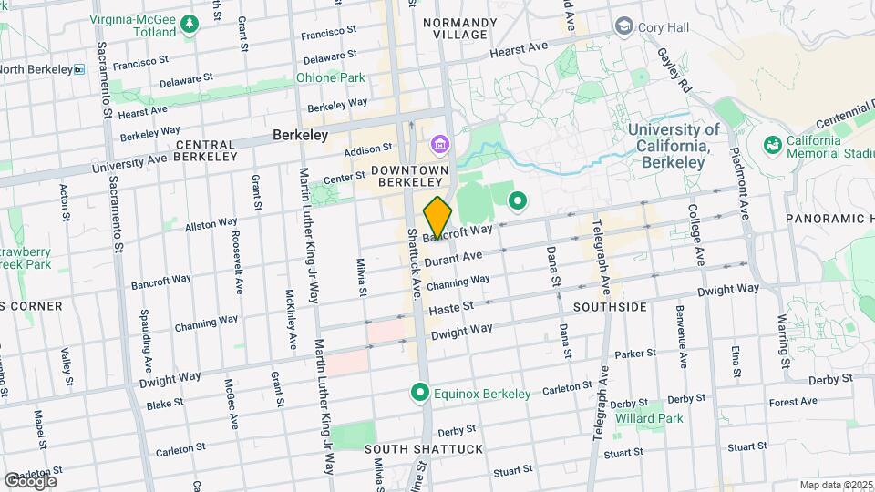 URSA Berkeley Mapa y Detalles de la Ubicación