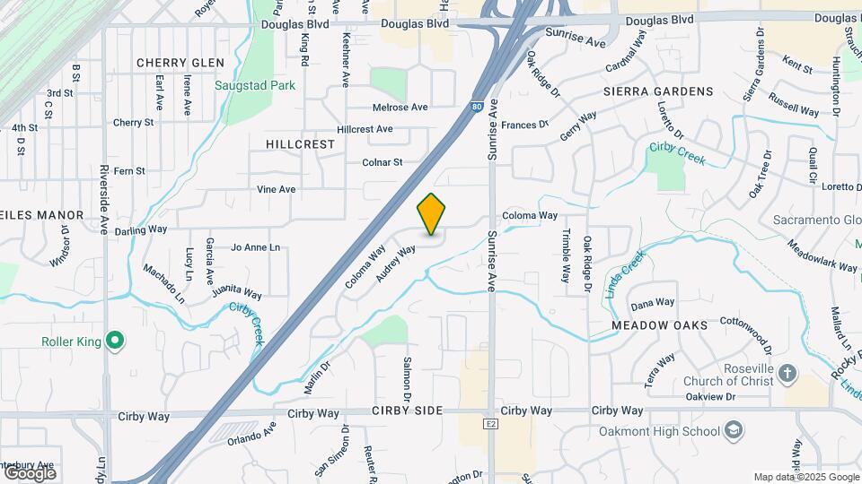 1121 Audrey Way Map and Location Details