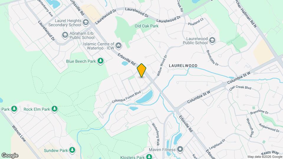 645 Basswood St Map and Location Details