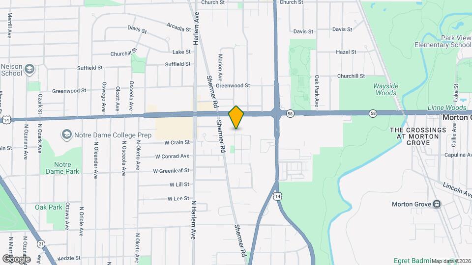 7030 W Carol Ave Map and Location Details