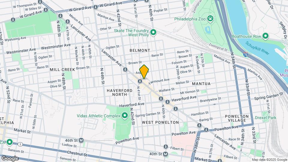 4087 Lancaster Ave Map and Location Details