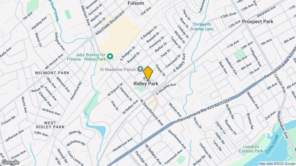 105 Cresswell St, Unit 2 Map and Location Details