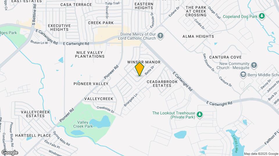 1716 Bette Dr Map and Location Details