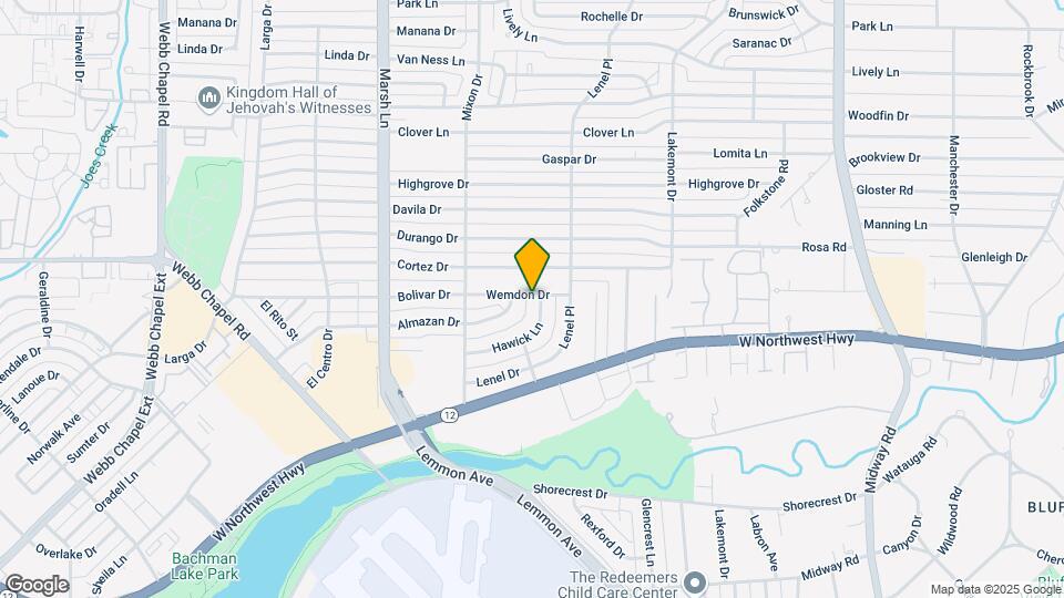 3945 Hawick Ln Map and Location Details