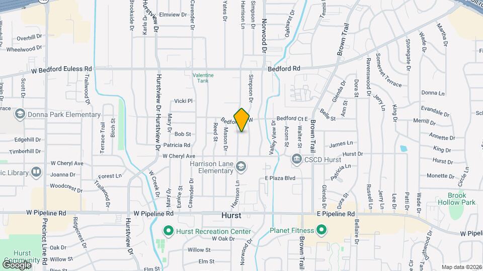 1124 Harrison Ln Map and Location Details