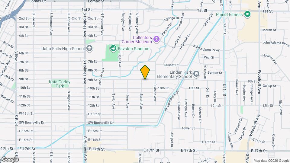 920 9th St, Unit 1 Map and Location Details