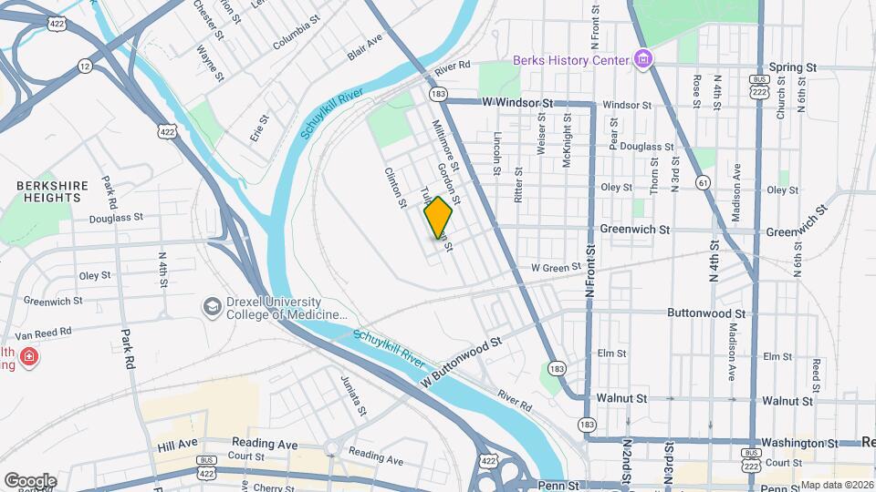 605 Eisenbrown St Map and Location Details