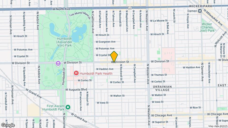 2631 W Division St-Unit -3R Map and Location Details