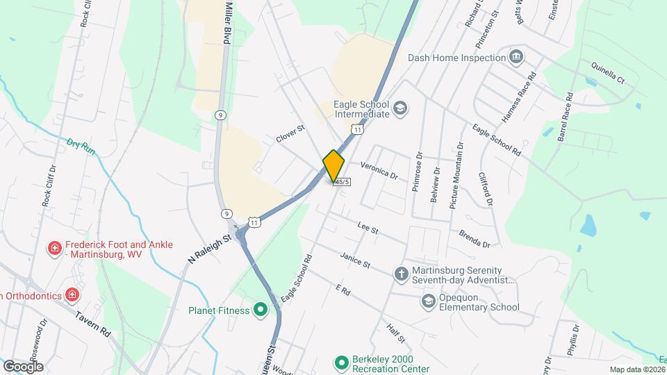 439 Eagle School Rd Map and Location Details