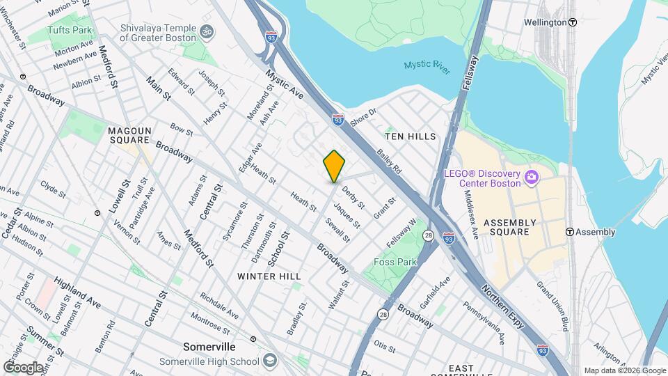 69 Temple St, Unit 1 Map and Location Details