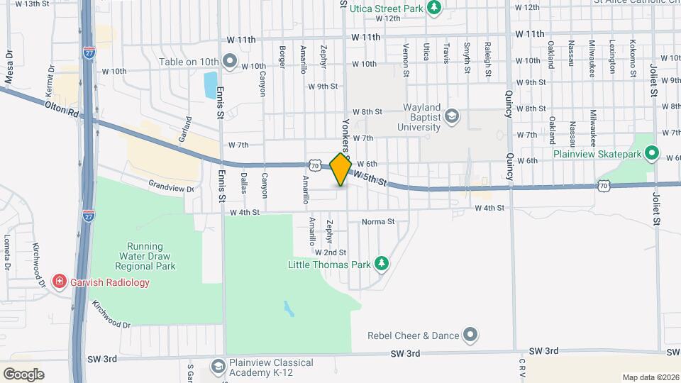 2601 W 5th St Map and Location Details