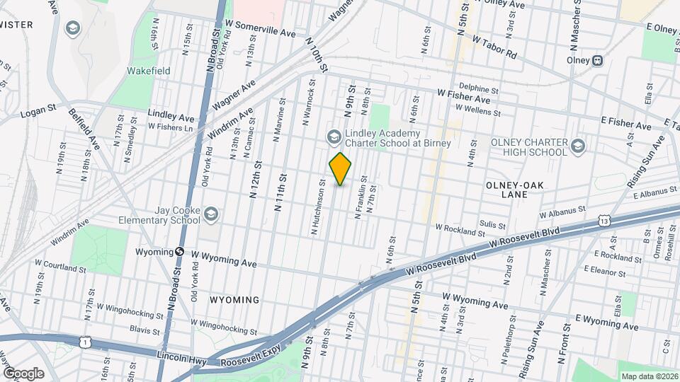 4937 N 9th St Map and Location Details