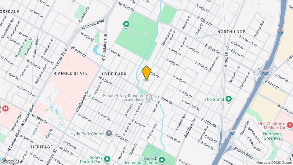 4513 Avenue F Map and Location Details