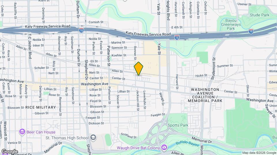 1126 Bonner St Map and Location Details