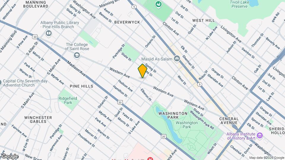 217 Western Ave, Unit One two Bedroom apartment Map and Location Details