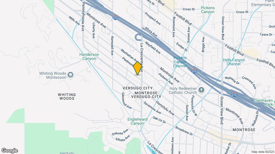 2825 Hermosa Ave Map and Location Details