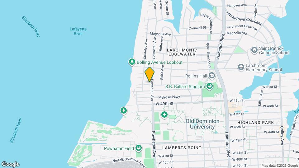 1600 Cedar Ln Mapa y Detalles de la Ubicación