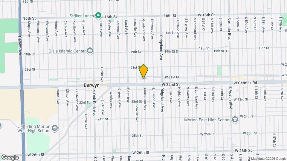 2140 Gunderson Ave Map and Location Details