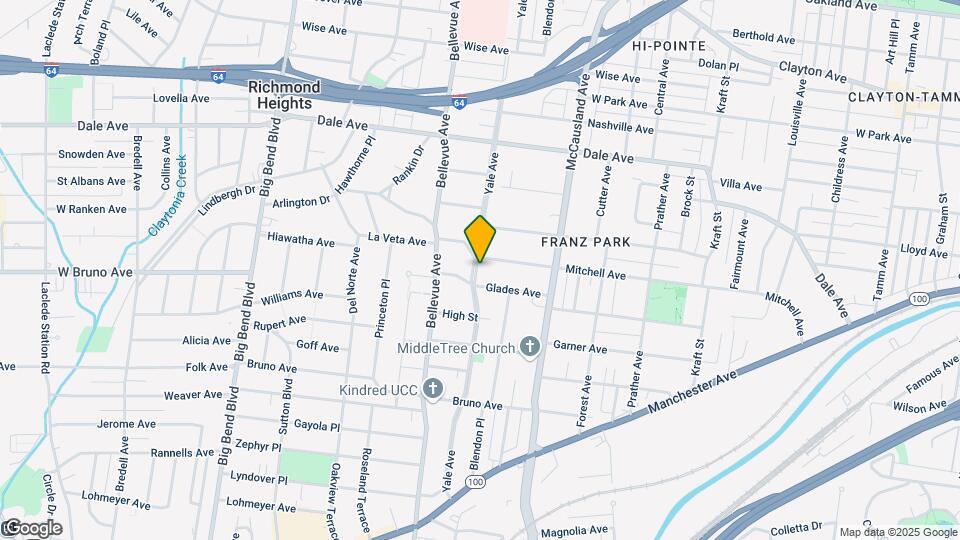 1712 Yale Ave Map and Location Details