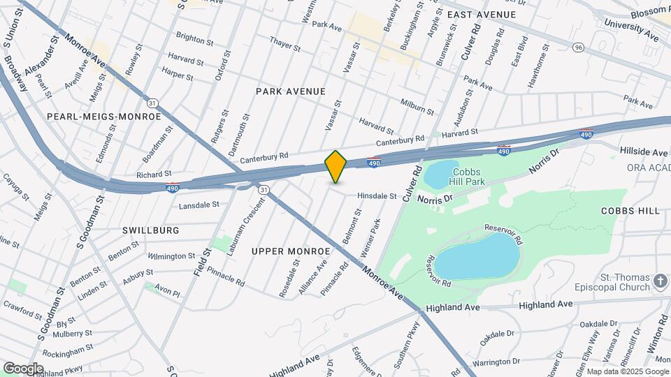 6 Hinsdale St, Unit 1 Mapa y Detalles de la Ubicación