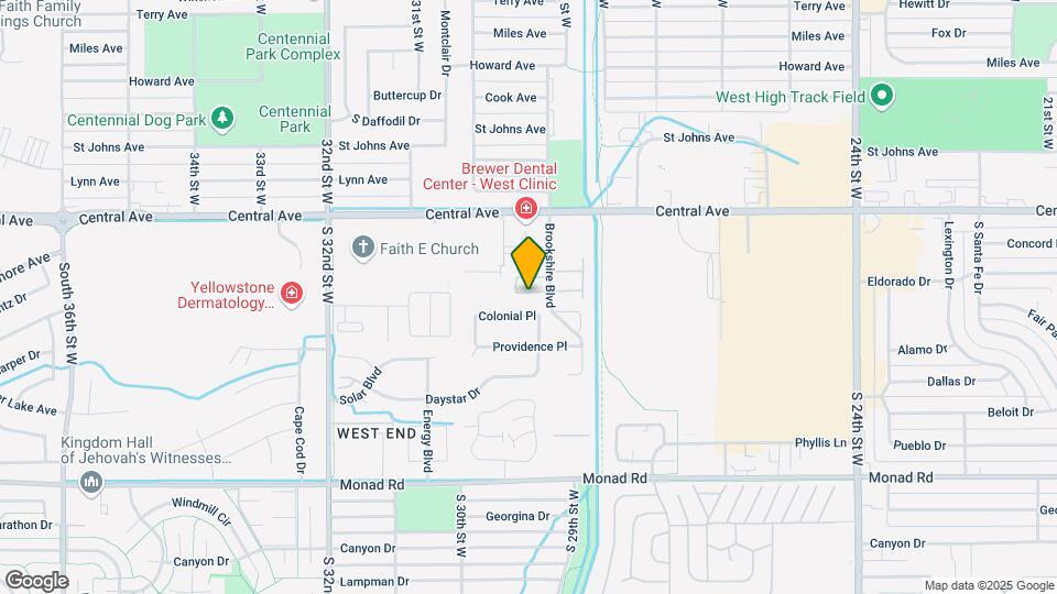 214 Brookshire Blvd Map and Location Details