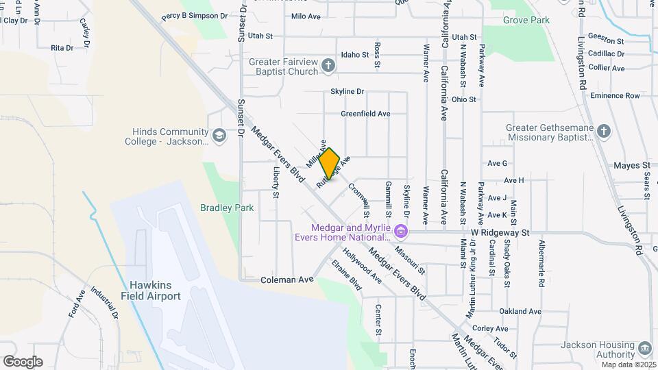 2731 Rutledge Ave Map and Location Details