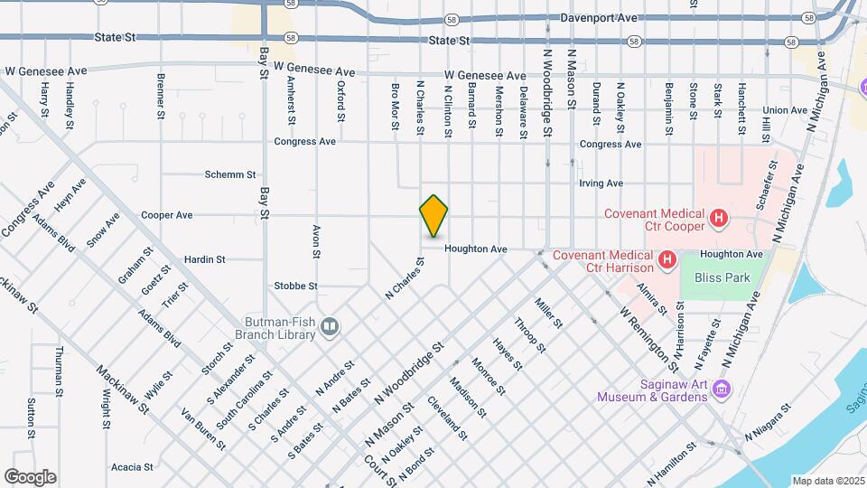 2016 Houghton Ave Map and Location Details