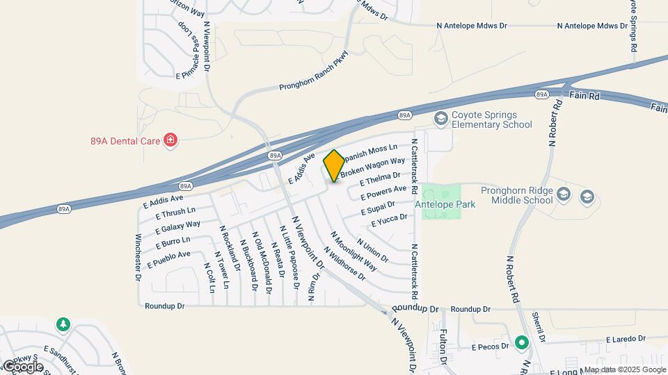 6415 N Warbonnet Dr Map and Location Details