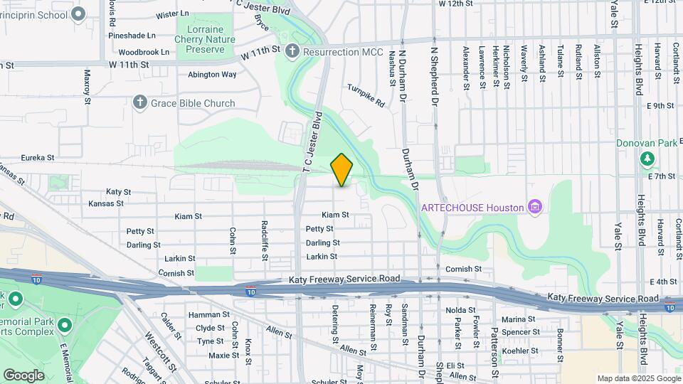 2616 Detering St Map and Location Details