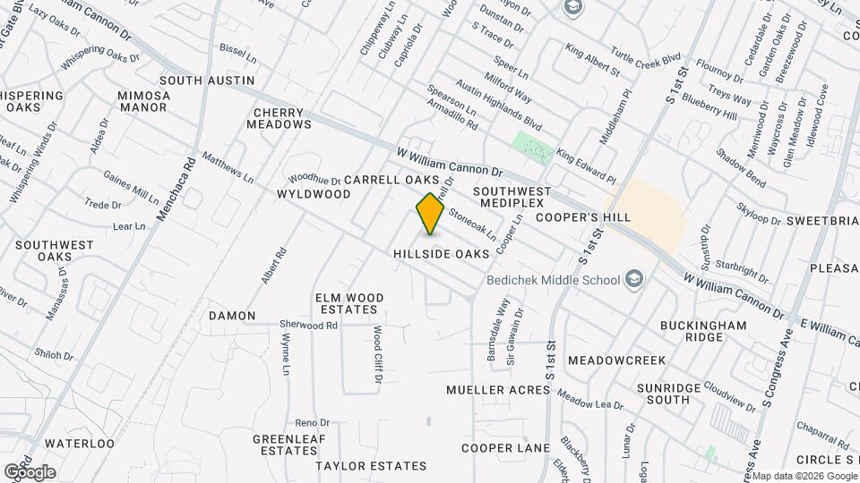 1002 Bodark Ln Map and Location Details