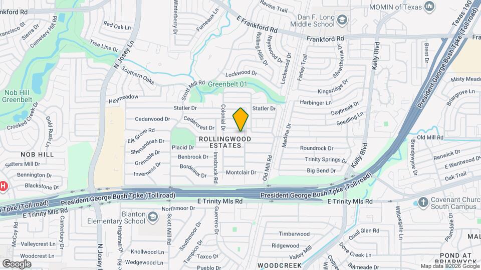2217 Rockwood Dr Map and Location Details