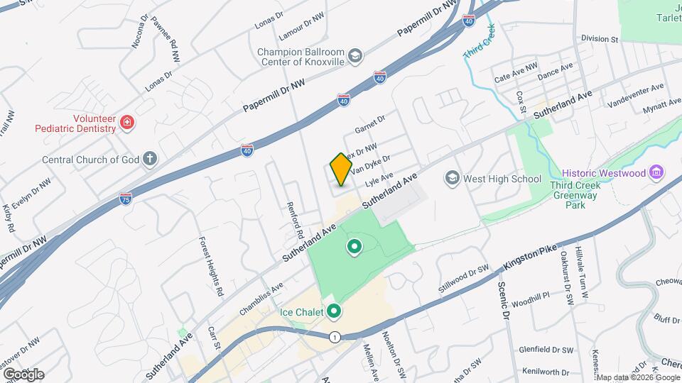 3615 Lyle Ave Map and Location Details
