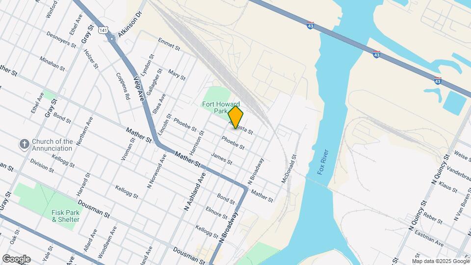 921 N Maple Ave Map and Location Details