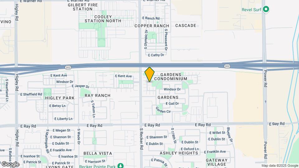 1351 S Sabino Dr Map and Location Details