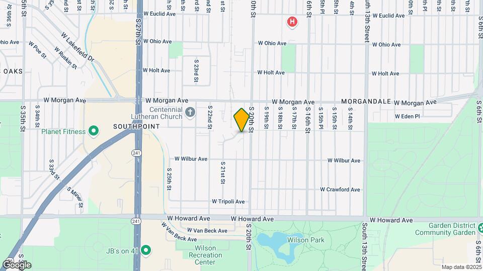 2025 W Warnimont Ave Map and Location Details