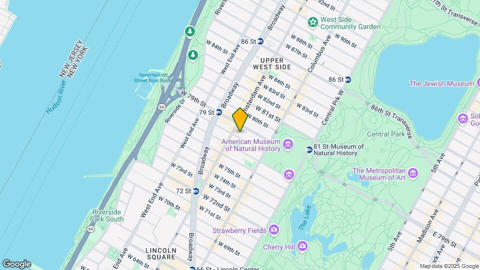 165 W 78th St Map and Location Details