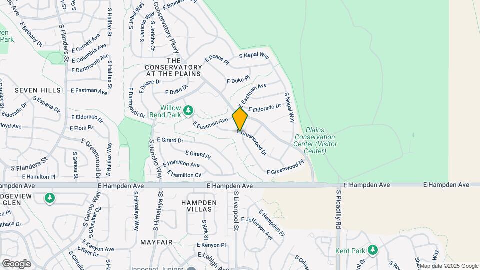 20964 E Greenwood Pl Map and Location Details