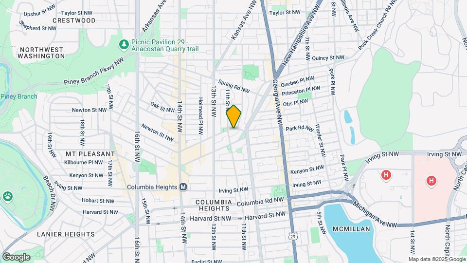 1008 Monroe St NW Map and Location Details