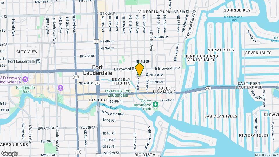1200 SE 1st St Mapa y Detalles de la Ubicación