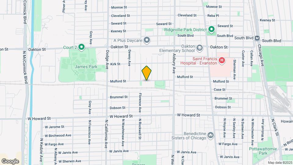 1512 Mulford St Map and Location Details