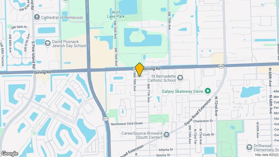 7761 NW 41st St Map and Location Details