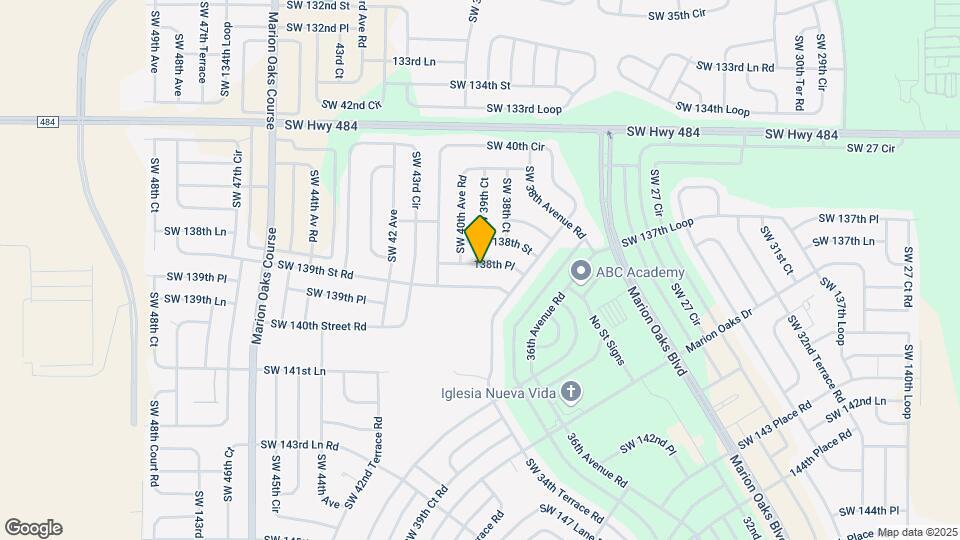 3940 SW 138th Pl Map and Location Details