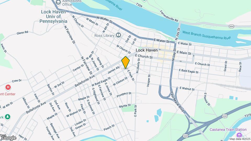 108 W Bald Eagle St Map and Location Details