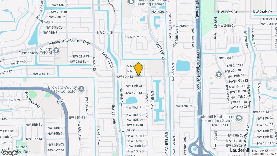 5900 NW 19th St Map and Location Details