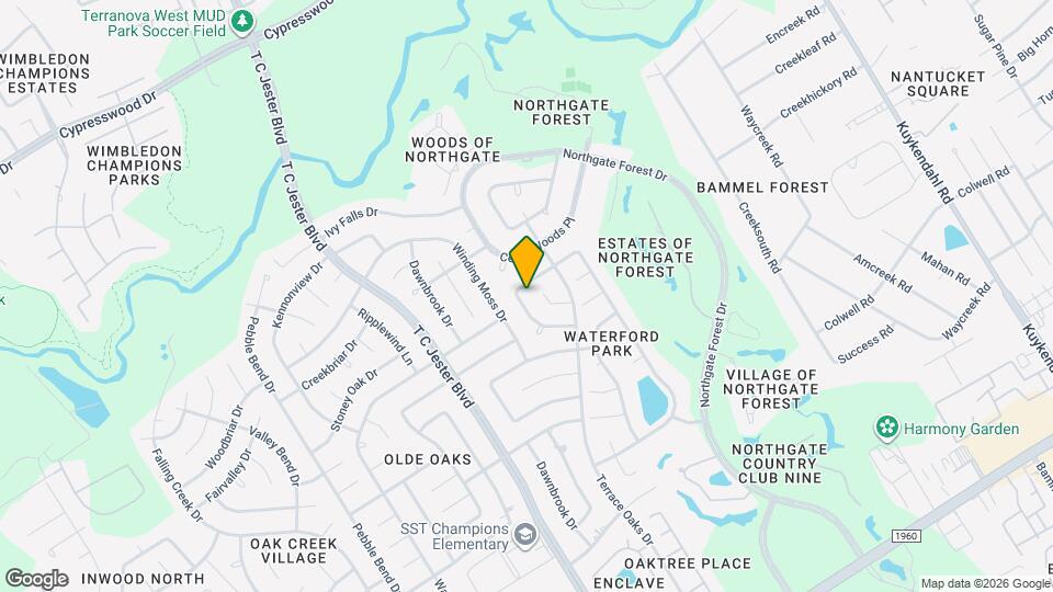 3123 Baywood Park Dr Map and Location Details