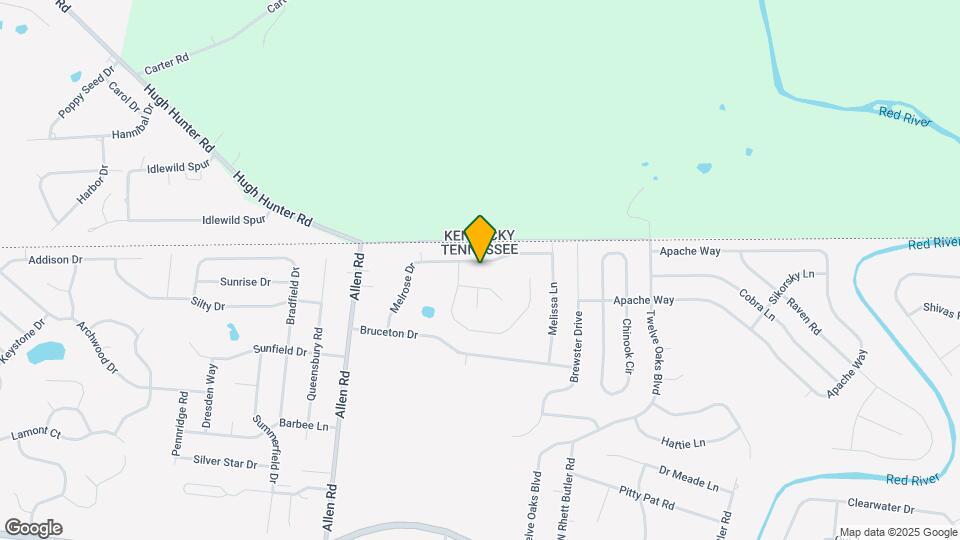 3461 Melrose Dr Map and Location Details