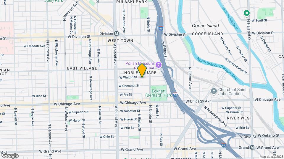 1427 W Walton St, Unit G08C Map and Location Details
