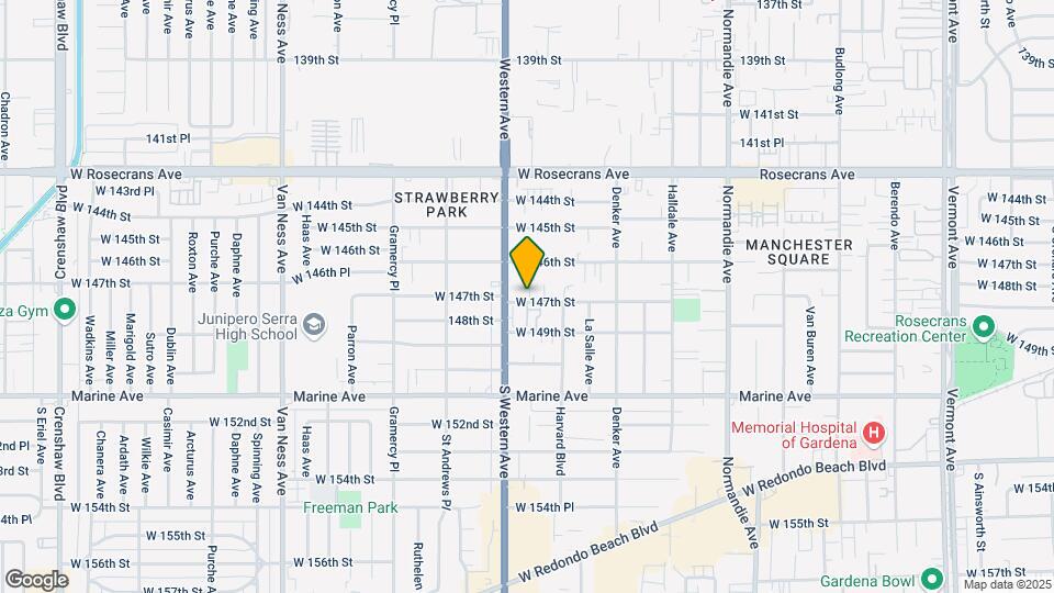1739 W 147 St Map and Location Details