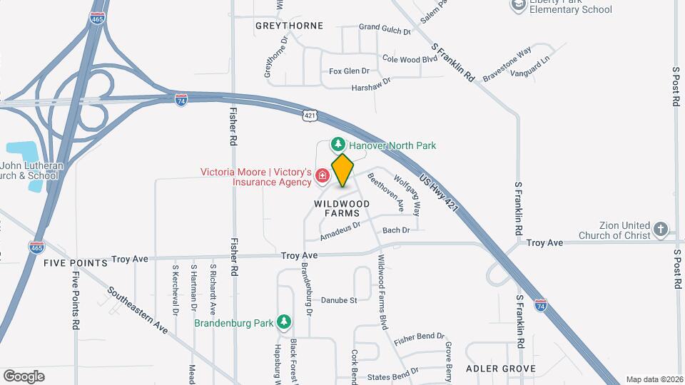 2848 Ludwig Dr Mapa y Detalles de la Ubicación